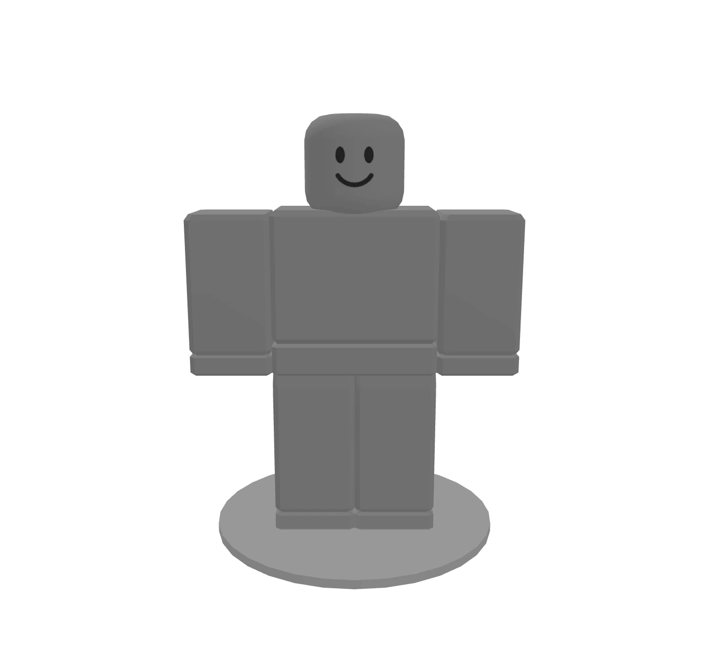 Prévia padrão do avatar R15 do Roblox, exibida antes do visualizador 3D se tornar interativo