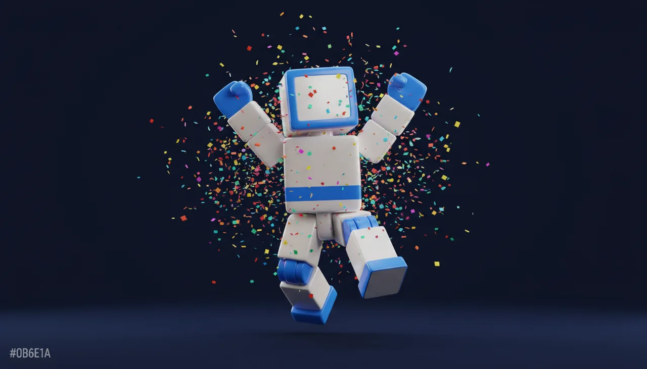 AI-generated Roblox emote — celebration dance on an R15 avatar