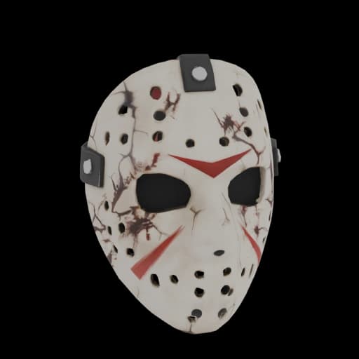 Crimson Stained Hockey Mask - Roblox