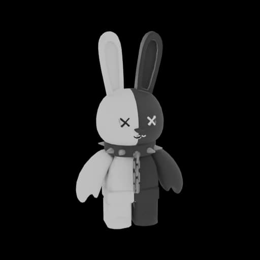 Dual Tone Rabbit Wings - Roblox