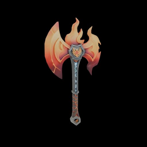 Blazing Flame Axe - Roblox