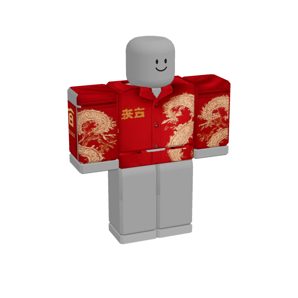 Crimson Dragon Club Shirt - Roblox Shirt Template