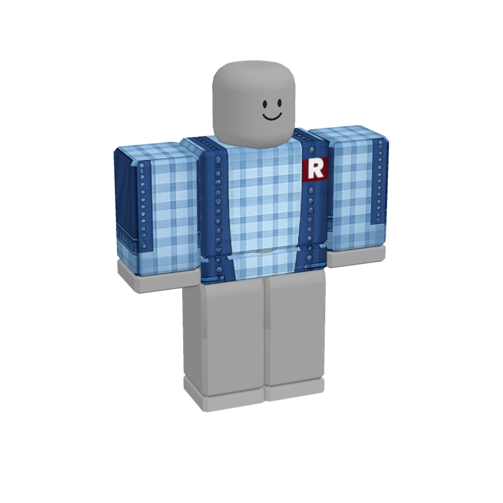 Azure Wizard Tunic - Roblox Shirt Template