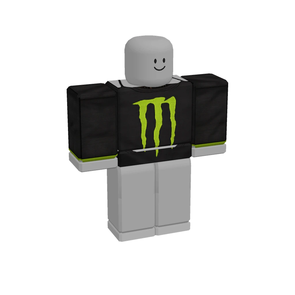 Monster Energy Tee - Roblox Shirt Template