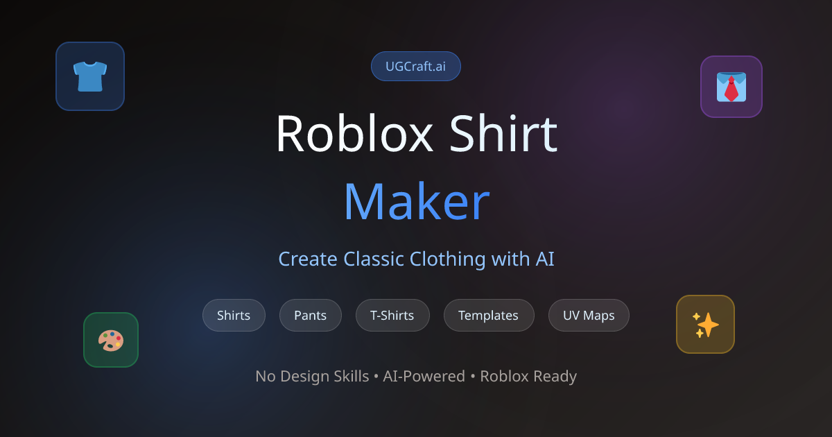 Roblox Shirt Maker Kostenloser KI Creator Keine Opengraph Image Pxb9c8